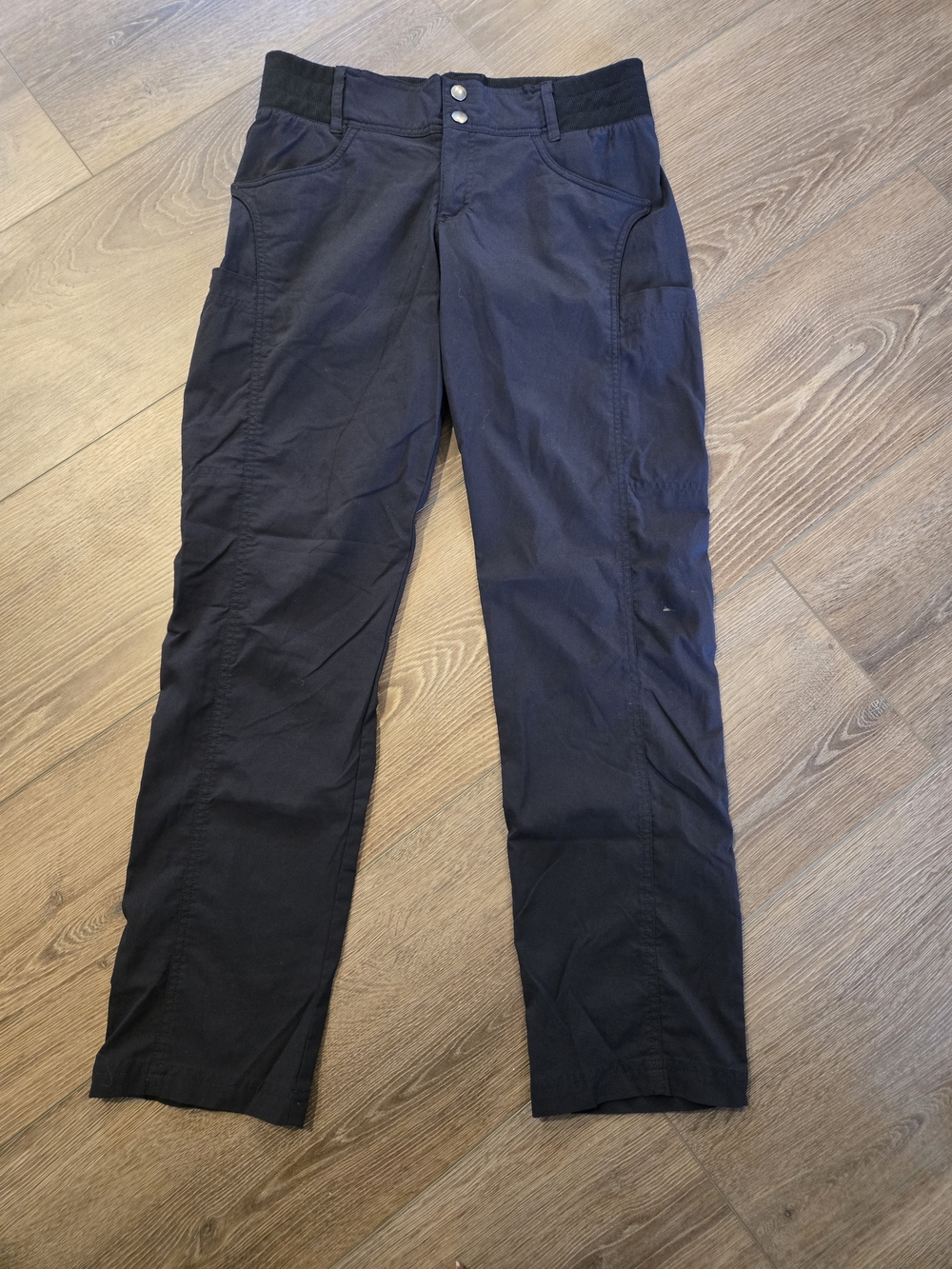 Title Nine Women's Black Track Pants with Elastic Waist